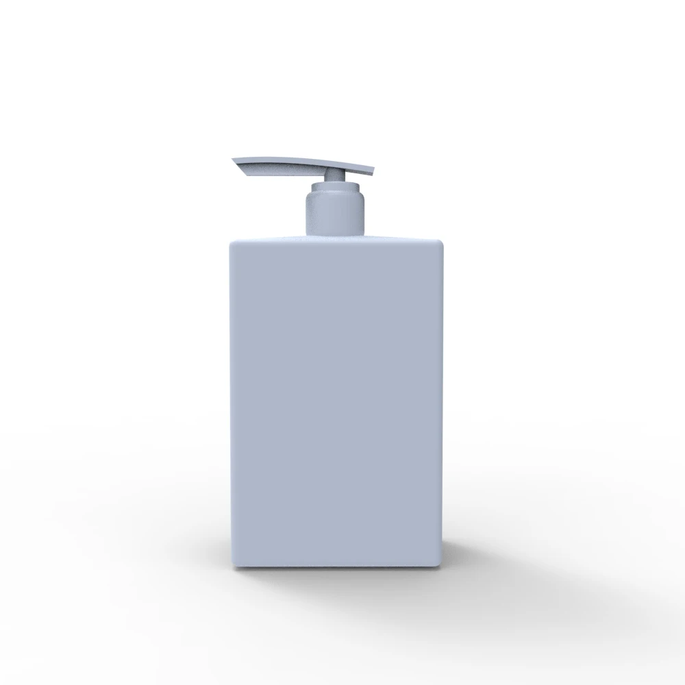 Square Plastic Cosmetic Packaging 30ml 50ml 150ml 250ml Body Wash Shampoo Lotion Pump Bottles Container