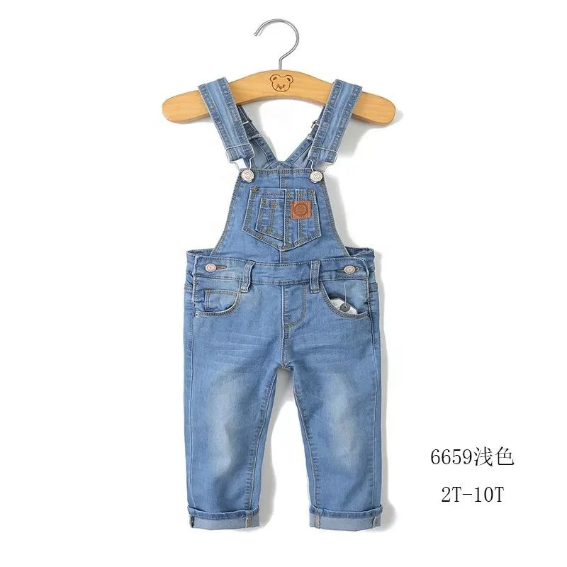 Джинсовые брюки для девочек P0202, комбинезон для весны и осени, детская одежда