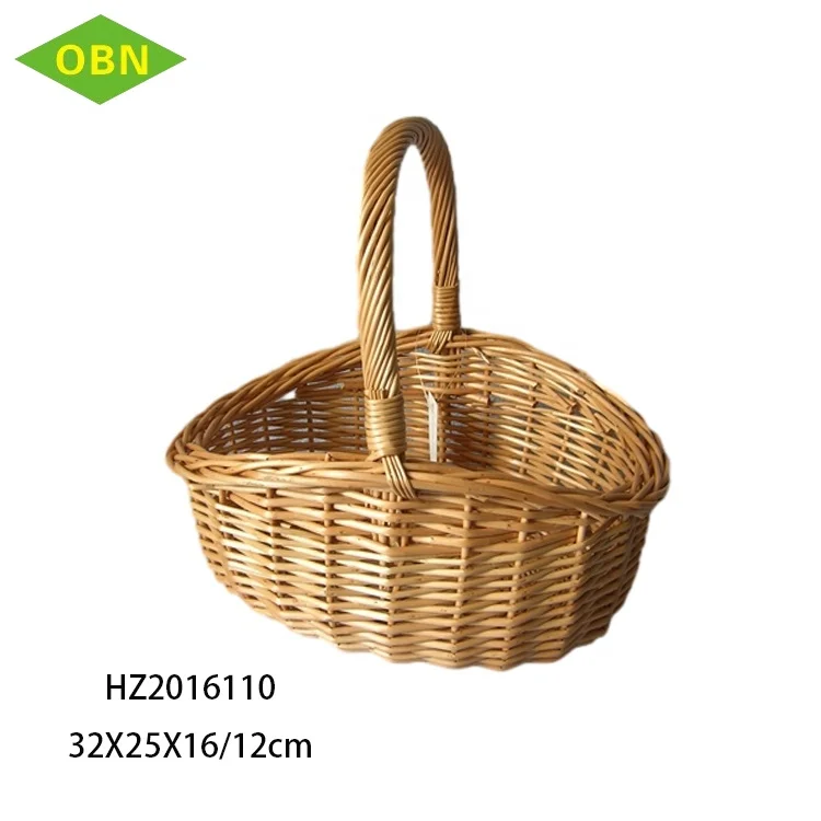 Wholesale New Year wicker baskets willow celebration storage rattan candy handmade fruit and vegetable basket