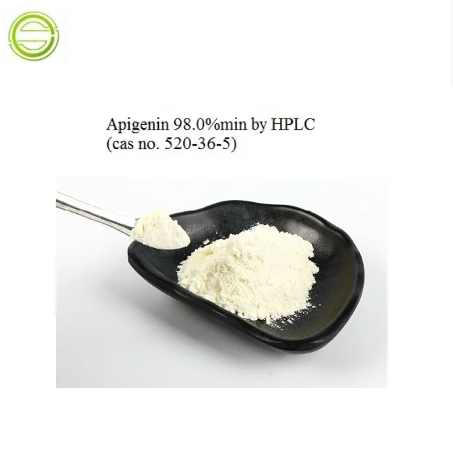 Top Quality Apigenin Bulk Powder for Dietary Supplements CAS 520-36-5