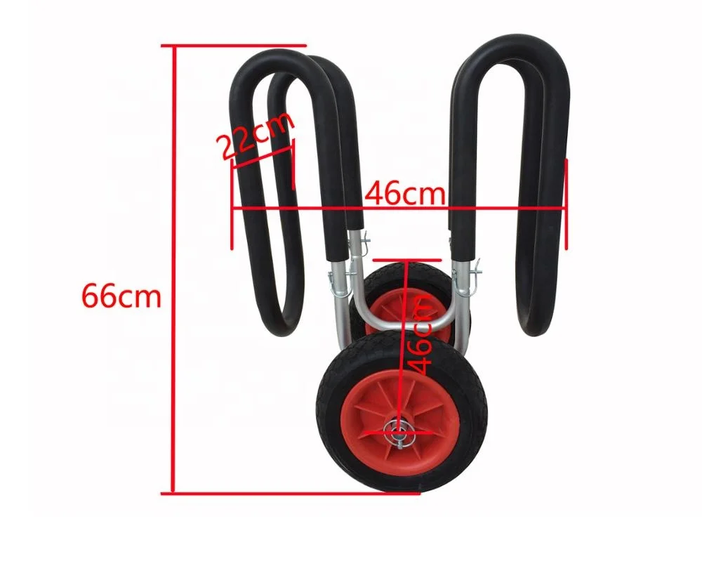 YONK Aluminum SUP surfboard trolley Stand up paddleboard cart canoe kayak beach cart