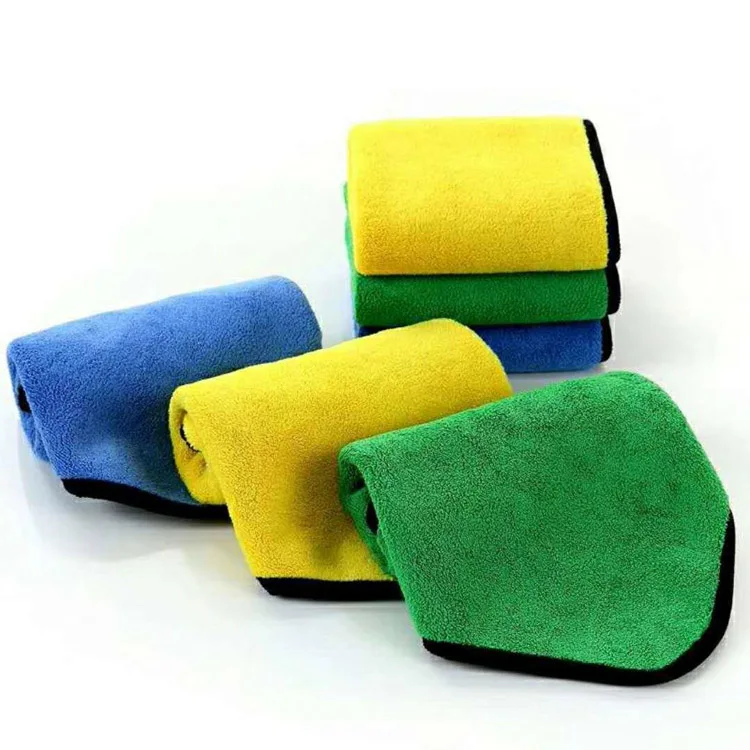 Microfiber towel set roll 40x40 microfiber cleaning cloth quick-drying towel for car wash