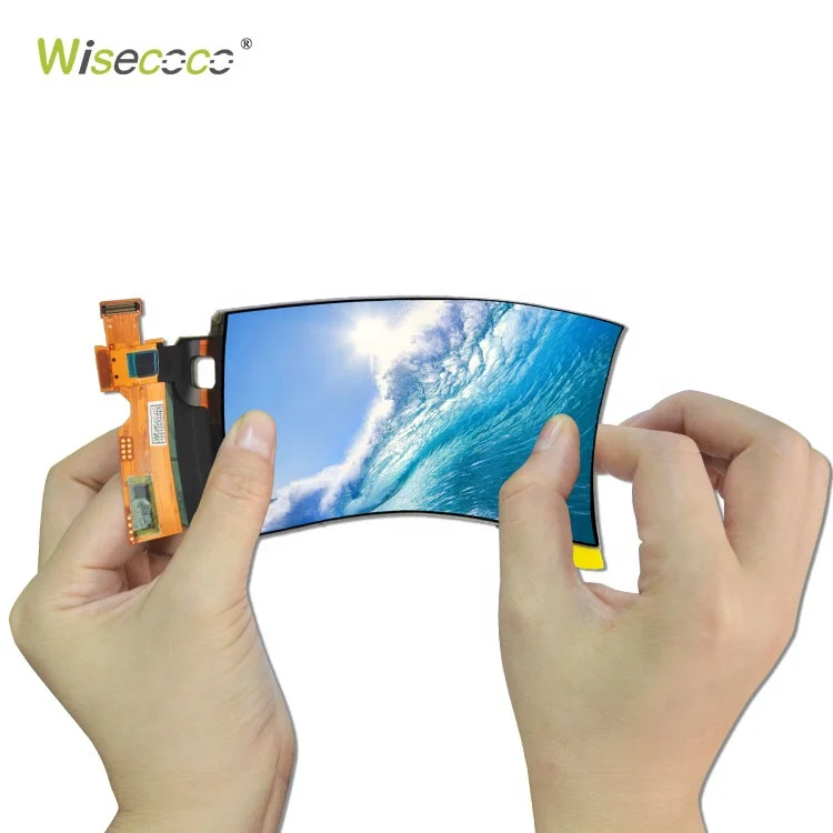 Wisecoco, высококачественный 5,5 дюймовый 1440x2560 2k гибкий oled экран, модули дисплея, панель 2560x1440 с платой контроллера
