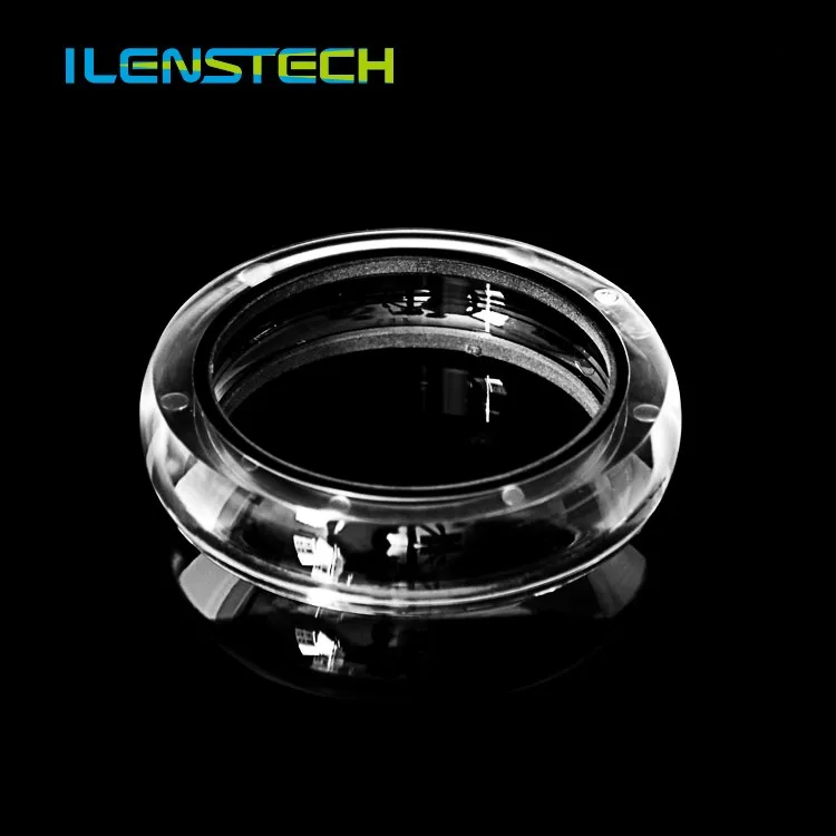 Round Window Lens 360 degree 68mm omnidirectional beam led lens for indoor lighting