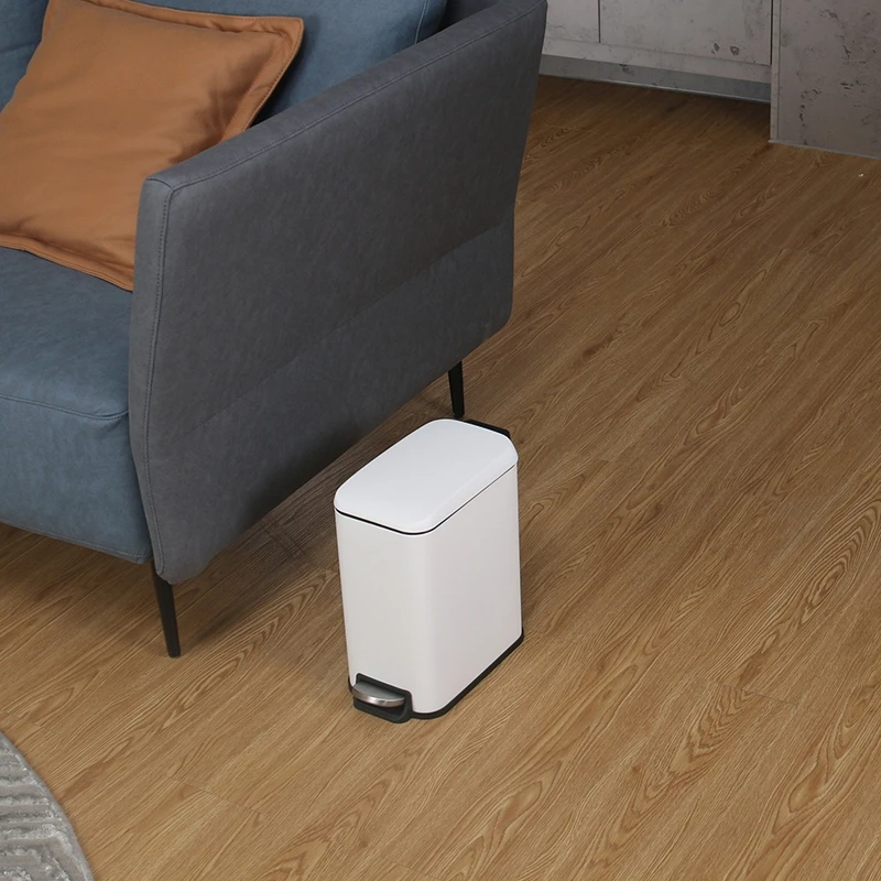 5L Garbage Disposals Bathroom Trash Can Stainless Steel Bins Compost Bin Fancy Dustbin Metal Garbage Can Hotel