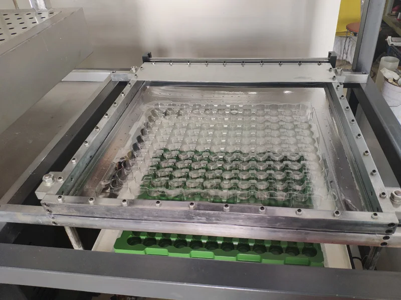 Заводская ручная пластиковая пищевая коробка вакуумная Термоформовочная Машина