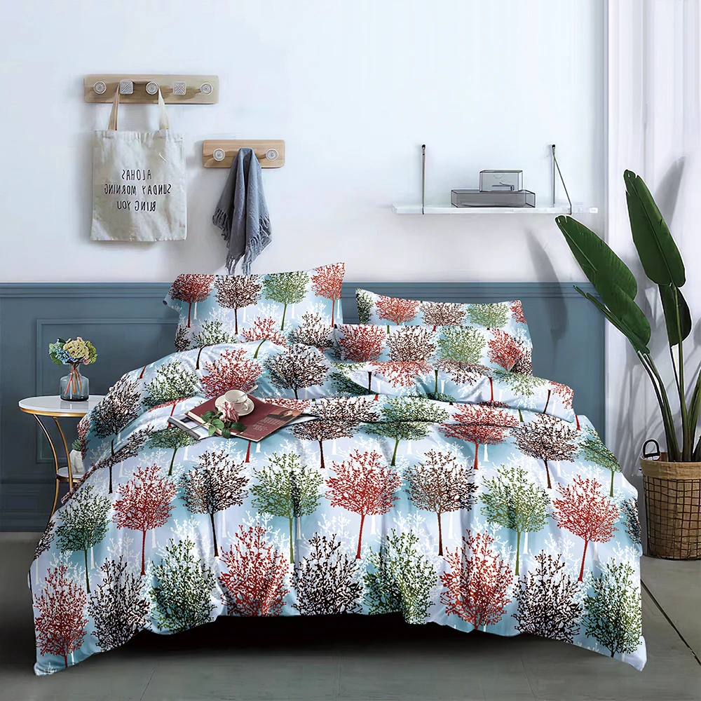 100 POLYESTER DISPERSE PRINTED MICROFIBER BED SHEET FABRIC HOME TEXTILE CHANGXING FACTORY