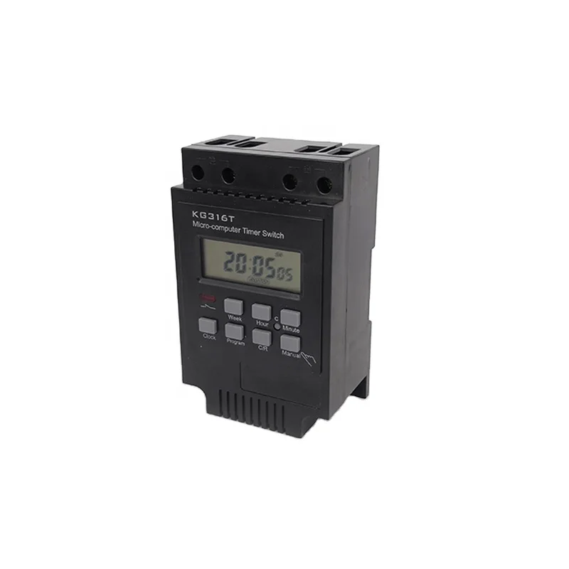LCD panel mounting timer hot model KG316T mechanical digital timer switch 12V 110V 220V 380V (62020315863)