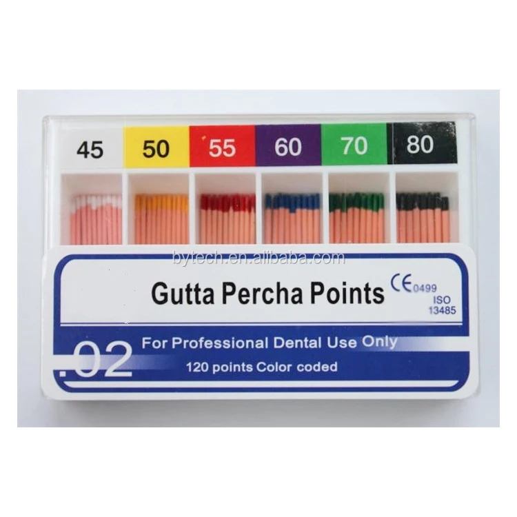 High quality practical hygienic flexible 0.06 taper dental absorbent paper points