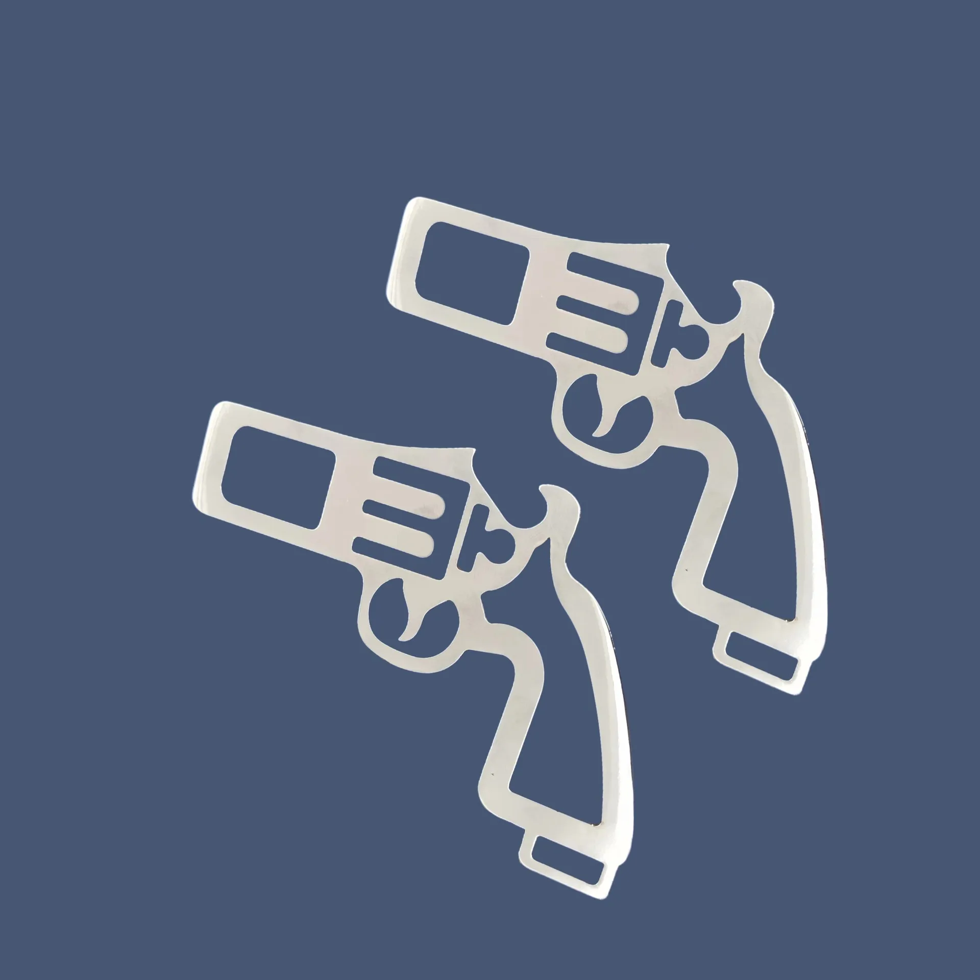 G U N Model Shape Car Seat Belt Alarm Silencer Stopper Buckle Clip Beer Bottle Opener