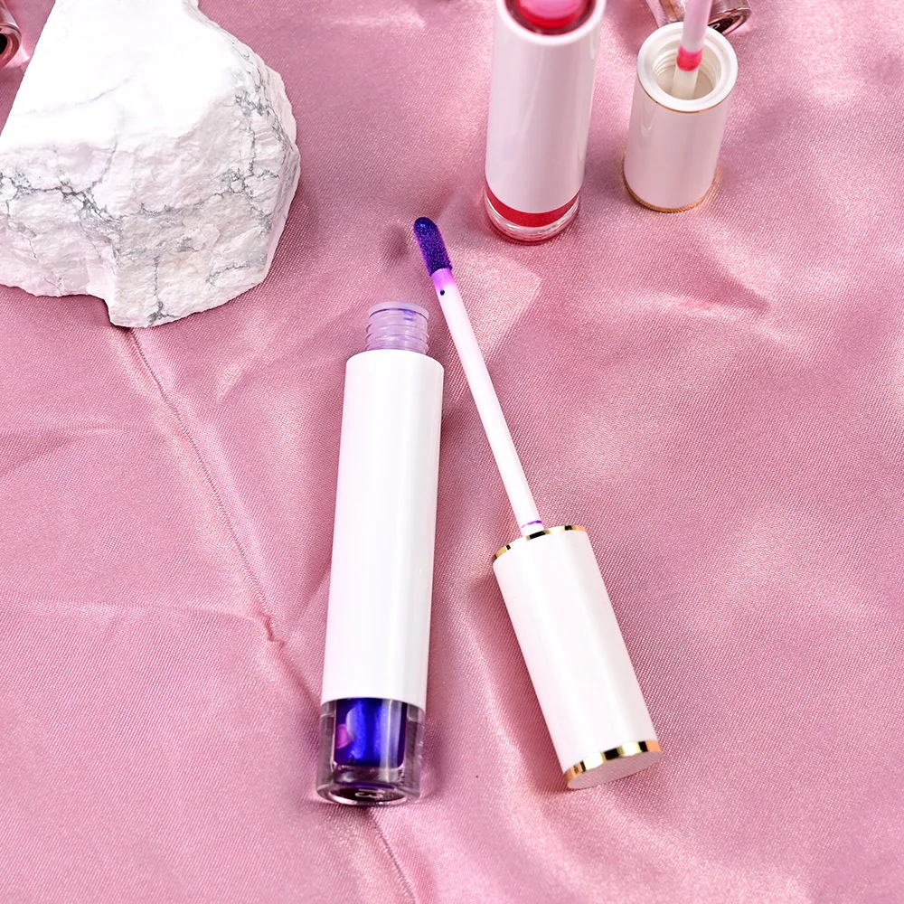 Hot selling Top Wholesale vegan cosmetics pink clear nude lipgloss vendor custom logo glitter lipgloss private label lip gloss