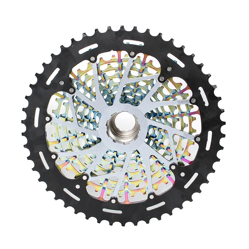 11 Speed 11-50T Bike Rainbow Cassette Freewheel Colorful Bicycle Flywheel