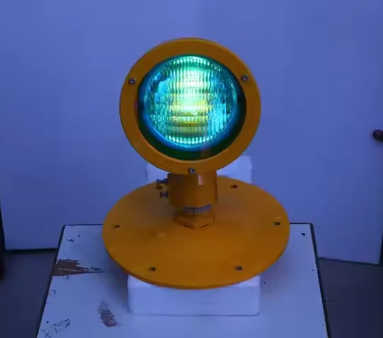 Compliant 6.6A LED Unidirectional Green Beacon Light Elevated Approach/Threshold/End Aviation Obstruction with AR111 Base Type
