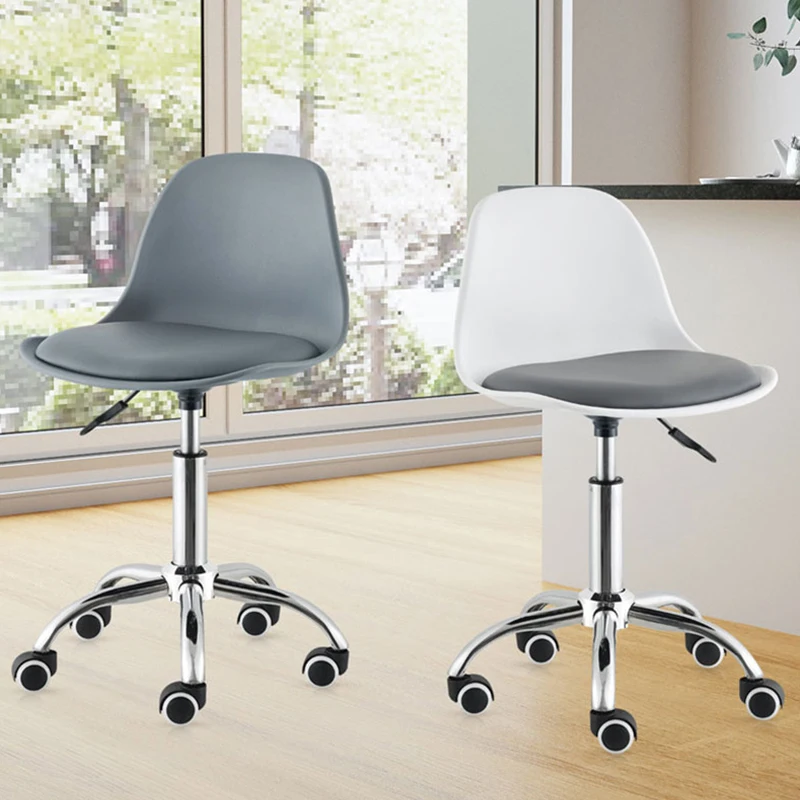 New Bar Stools and Restaurant Chair Sets Kitchen Chair Black PU Leather Swivel Bar Stools Bar Chair