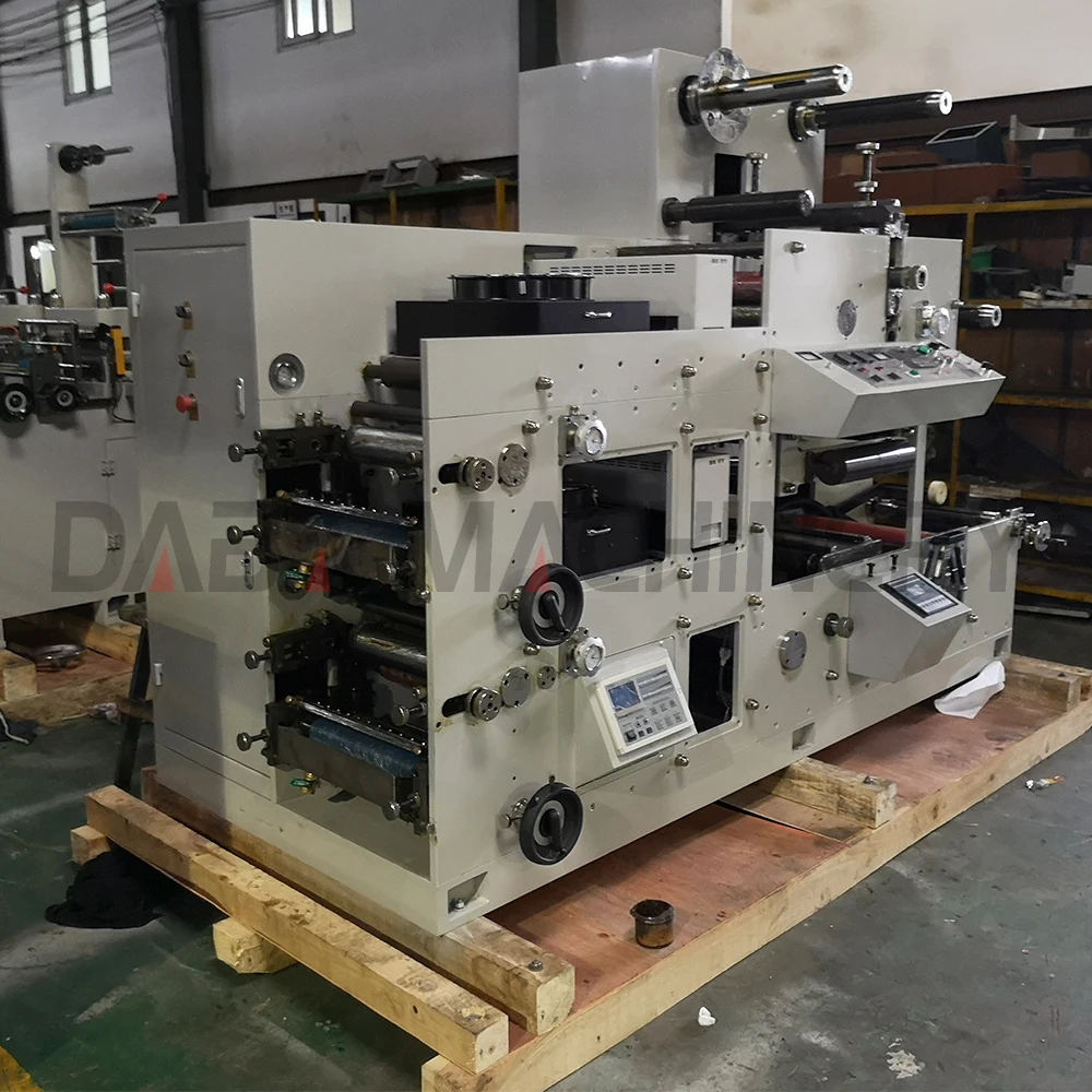 DABA Flexo label vinyl sticker printer printing and die cutting machine