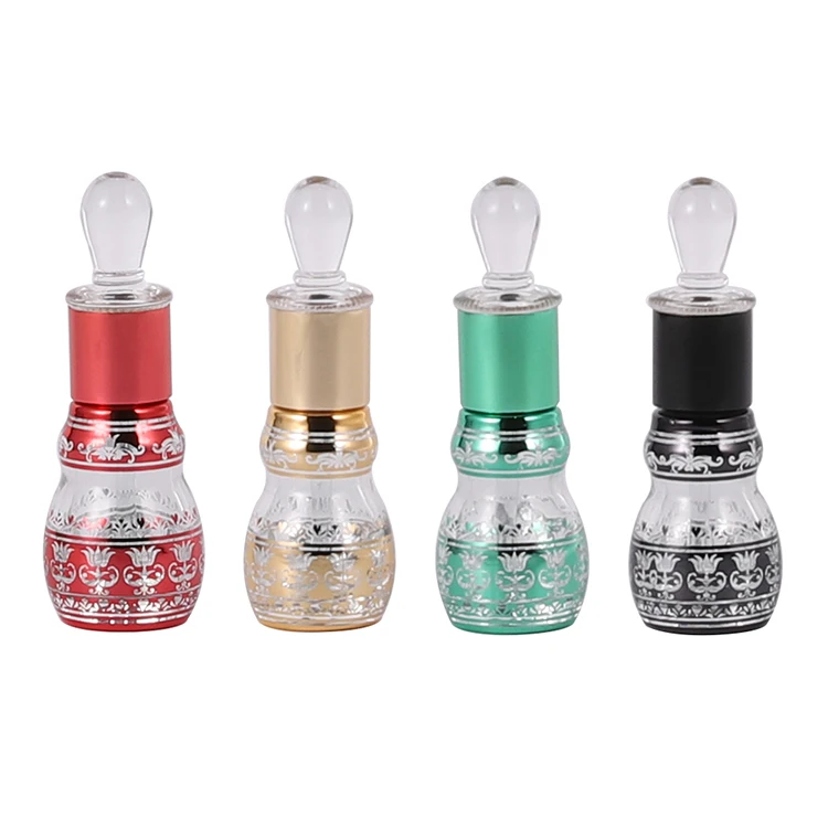 OEM ODM High Quality Custom Size 10Ml Luxury Round Empty Essential Oil Bottle Blue Glass