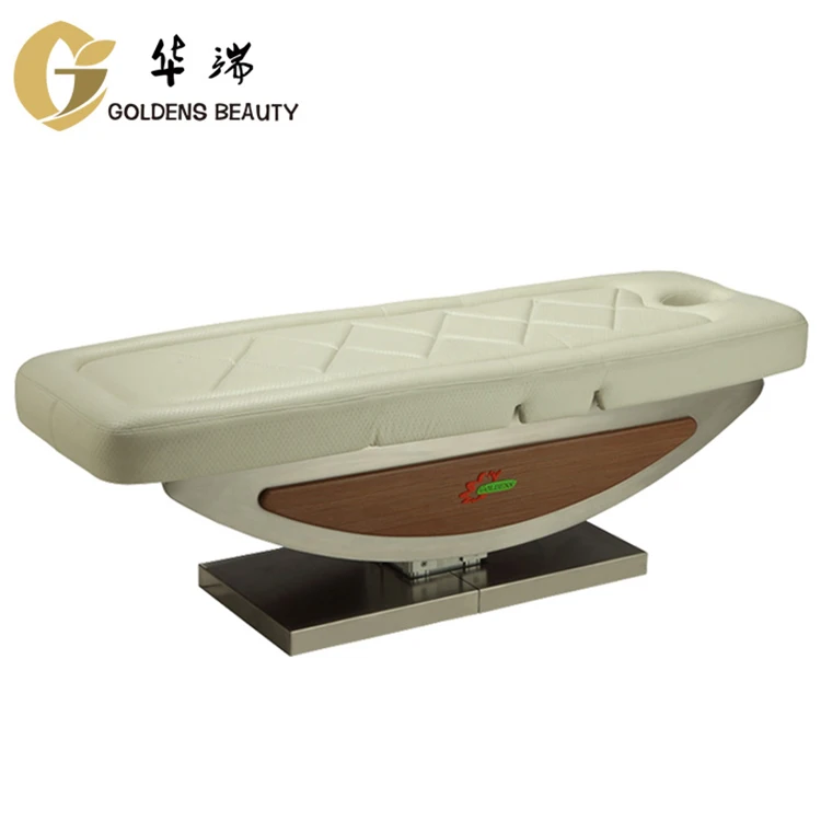 Comfortable Simple White Beauty Spa Massage Bed For Body Single Electric Beauty Bed