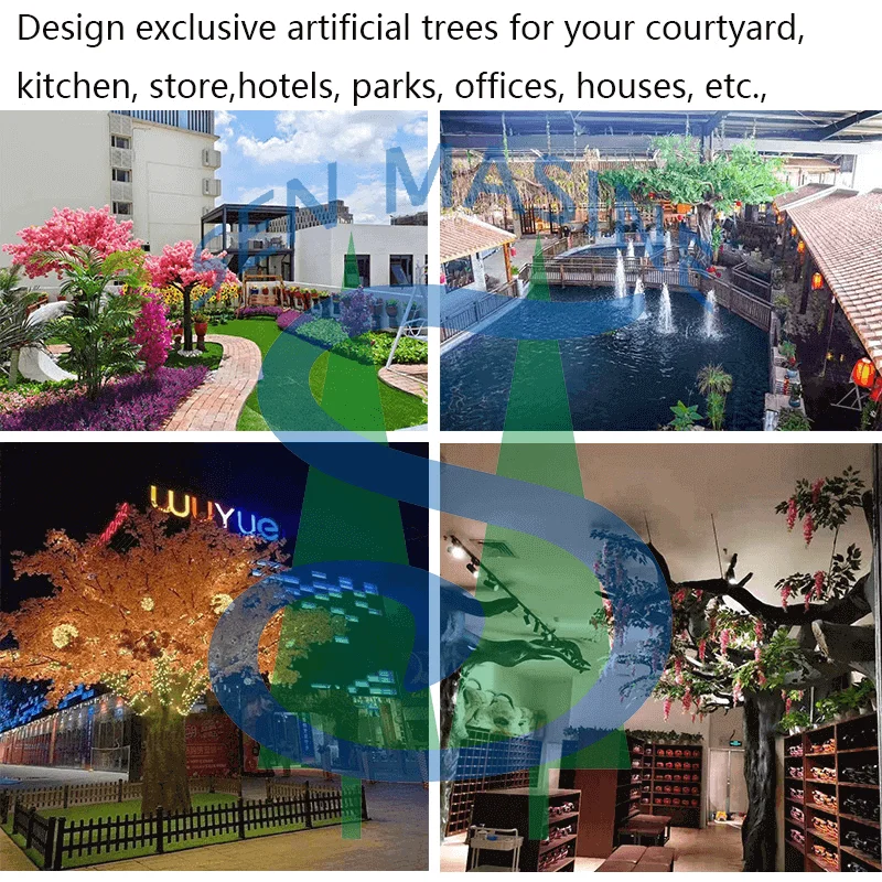 Sen Masine 4.5m 6m 8m Fake Plants Big Palms Tree Factory Customized High Simulation Large Artificial Palm Trees Outdoor