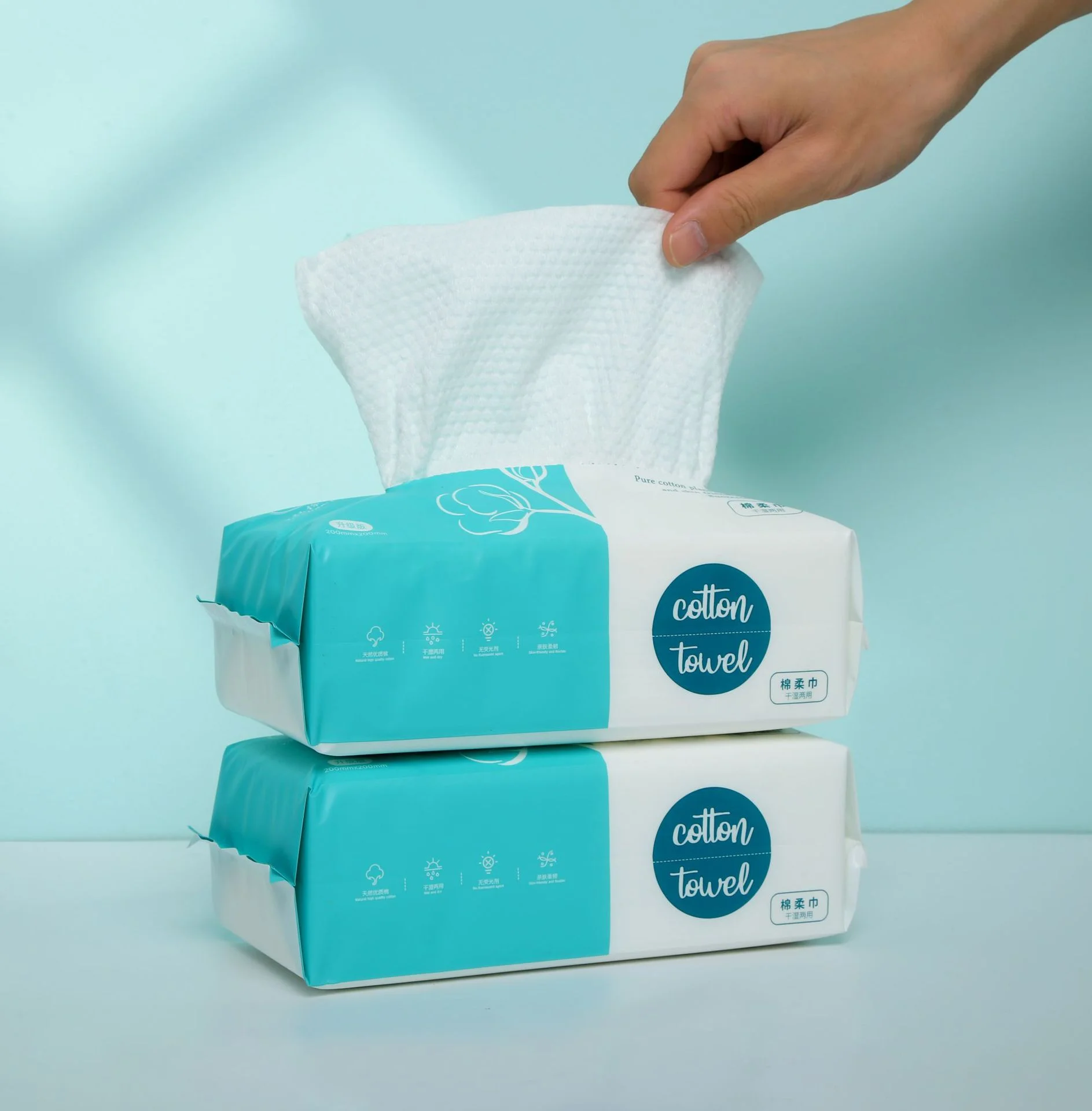 fiber hairdreser disposable face towel