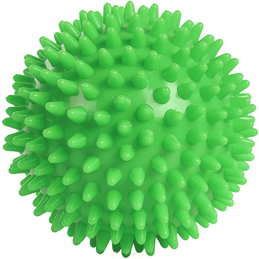 9cm eco friendly PVC colorful spiky stress massage plastic facial balls manufacturer