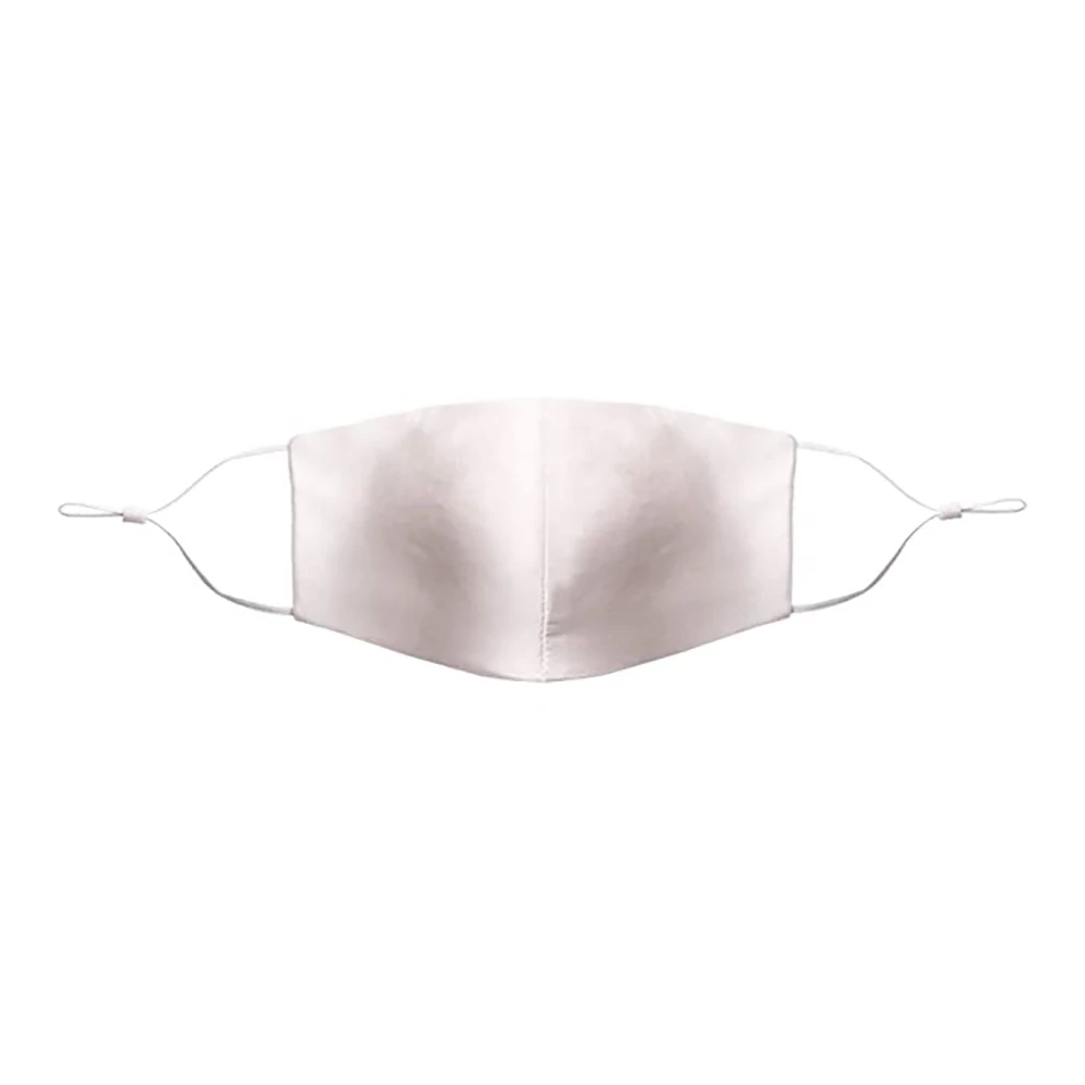 
Mulberry Silk Fabric Face Mask with Replaceable Filters Paper Reusable Face Shield Mask 