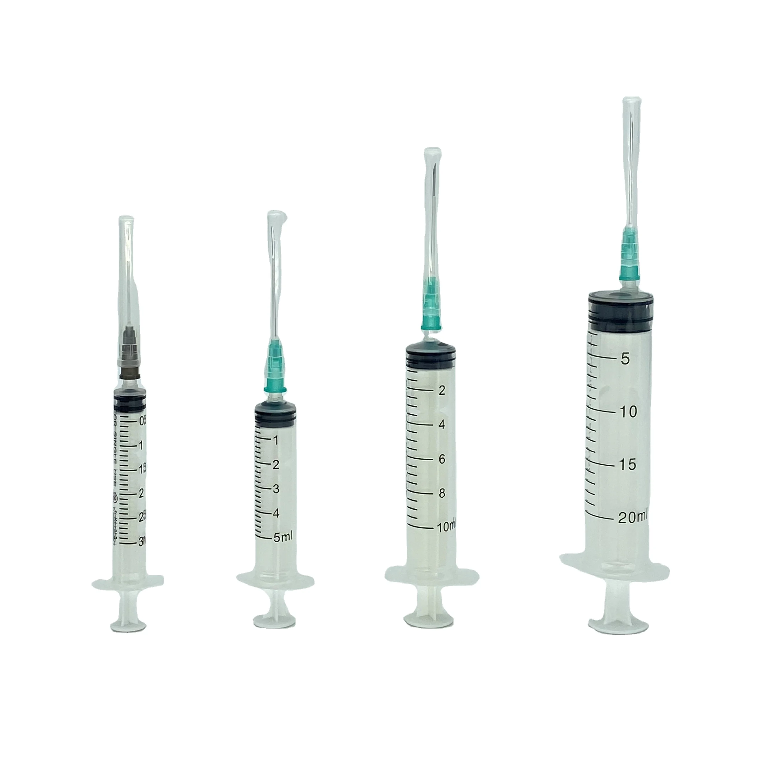 3ml 5ml 10ml 20ml 30ml 50ml 60ml disposable medical sterile plastic luer slip lock syringes with without needle