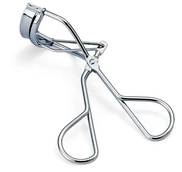 Simple shiny eyelash curler with colorful band