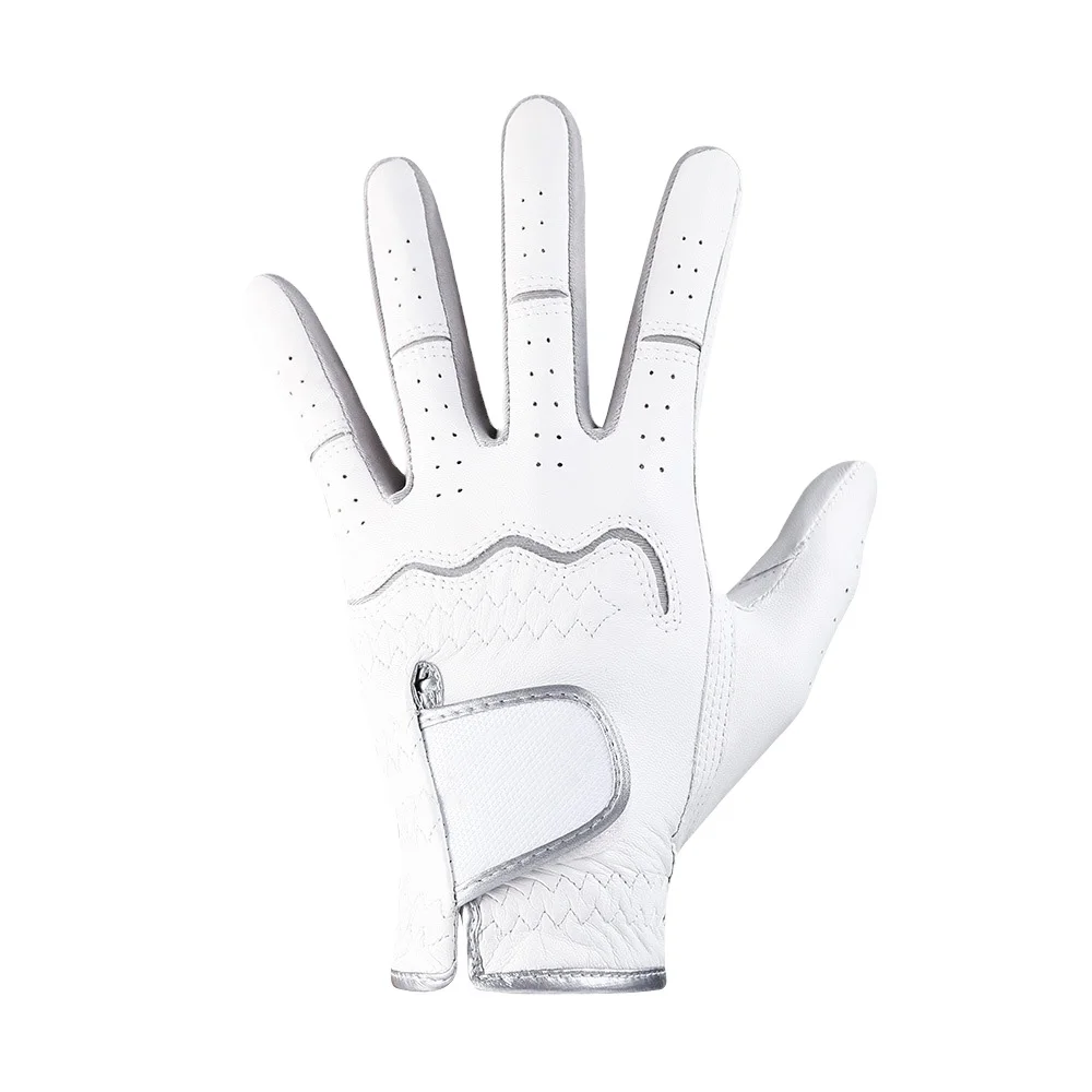 Hot Sale Excellent Super Soft Well-Breathable Cabretta/Sheep Skin Golf Gloves For Professional Golfers