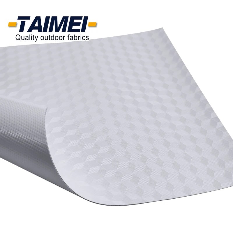 PVC Coated Tarpaulin Vinyl Tarp Roll PVC Block Out Fabric for Exhibition Event Tents