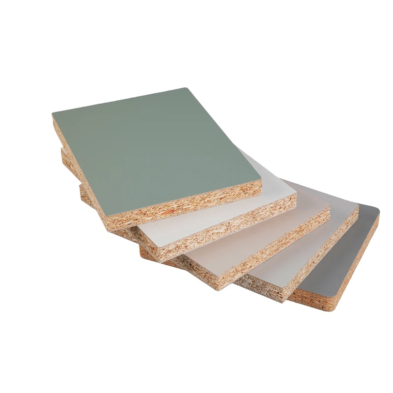 18mm 1220*2440 Pure Colors Melamine Laminated Particle Board Plain for Furniture