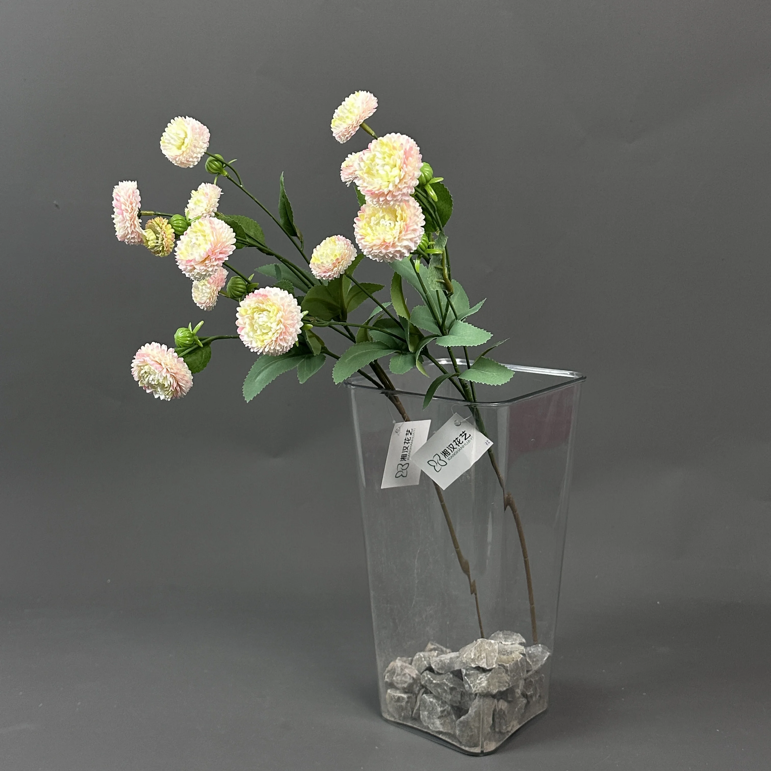 Manufacturers Direct Selling Single Branch artificial Ball Chrysanthemum flower for Home Flower Arrangement and Wedding Decor