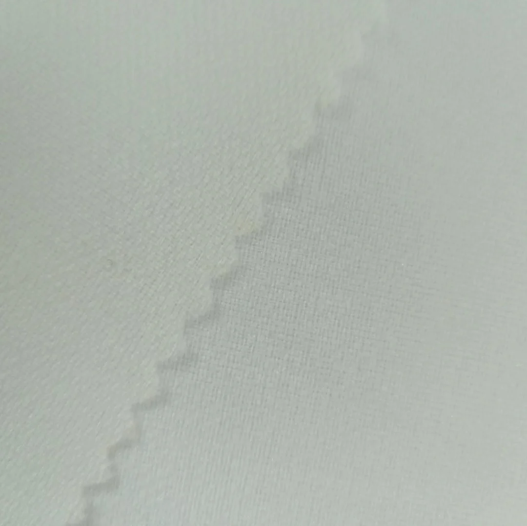 Twill White Fusing Woven Interlining Fabric for Garments and Clothing
