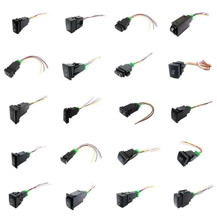 SKYEARTH factory offer Car switch led driving light on-off fog lamp push switch for Toyota