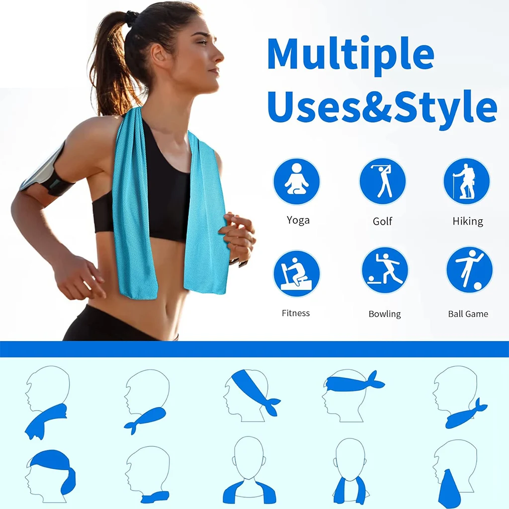 high quality quick dry sports towel rpet Cooling towel refreshing cold gym sport towel