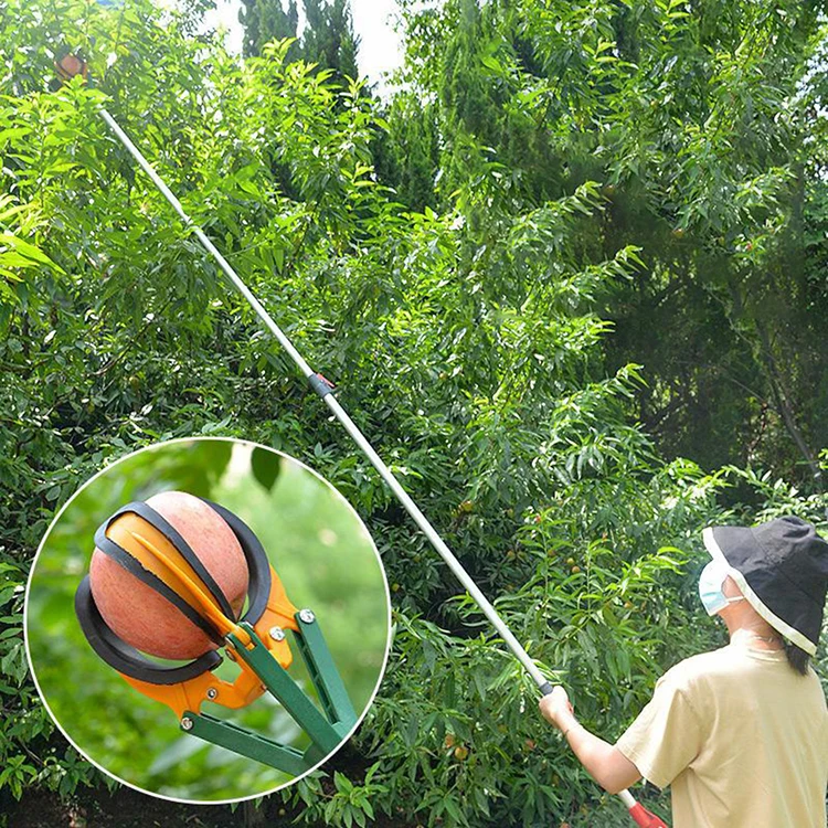 1.8-3/2.3-4 Meter Telescopic Labor-saving Altitude Long Pole Handle Fruit Picker Garden Tool