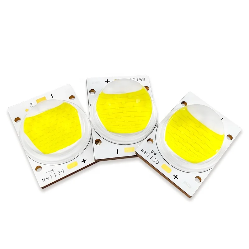 High Integrated LED with lens 90 degree viewing for High bay 100W 5500k flip chip led COB 150W 200w