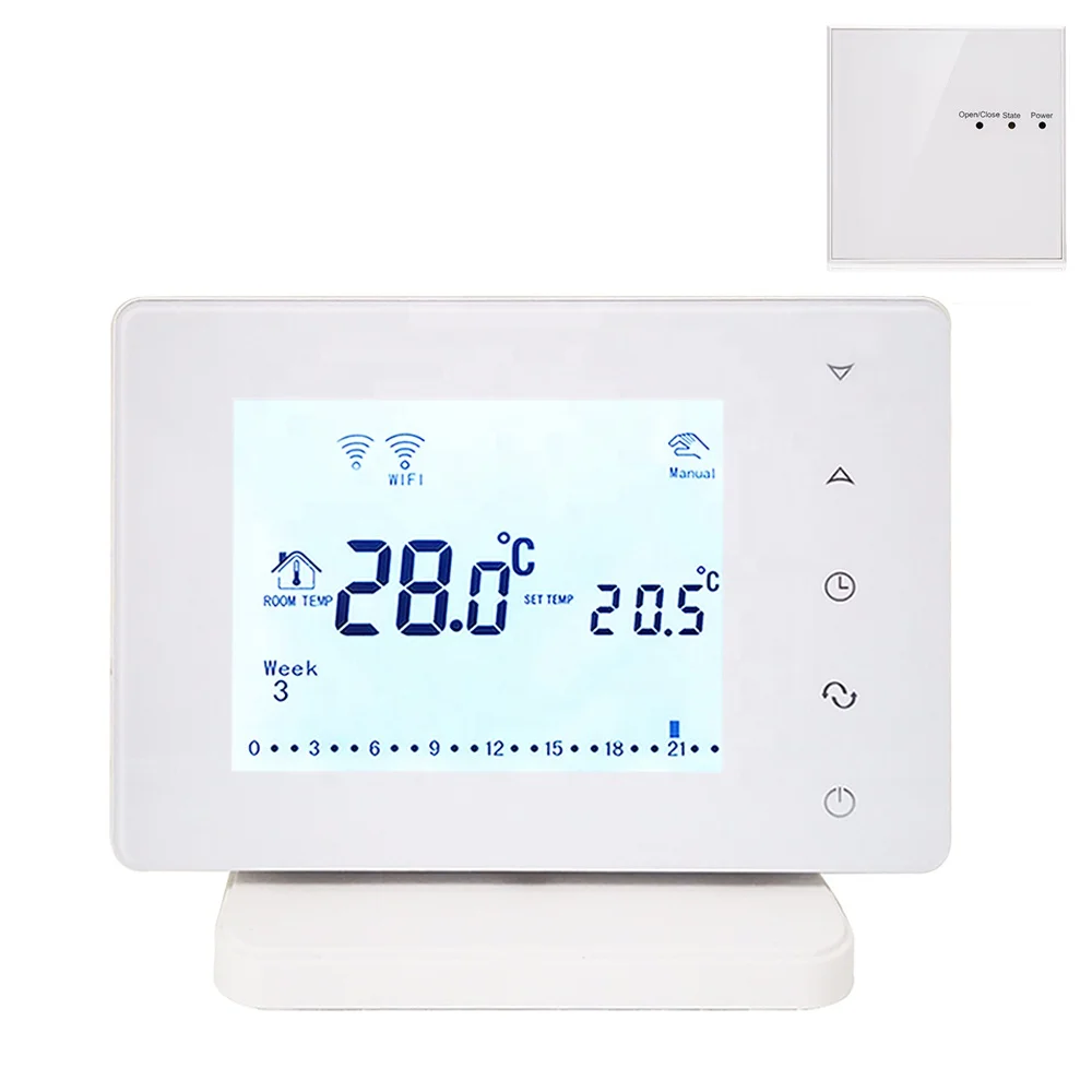 BEOK BOT-306RF-WIFI Battery powered RF remote control Boiler heating thermostat Boiler controller 3A Gas Boiler Thermostat
