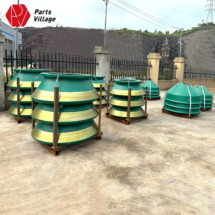 Excellent quality HP300V HP400V HP4V cone crusher spare parts mantle and concave bowl liner