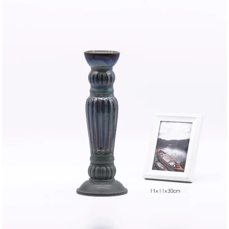 Funky Green Modern Nordic Ceramic Natural Rough Vase