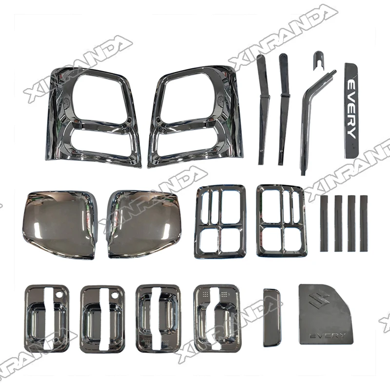 Автомобильные аксессуары, крышка зеркала, дверные ручки, крышка лампы, крышка стеклоочистителя для Suzuki each Wagon Da64W Da64