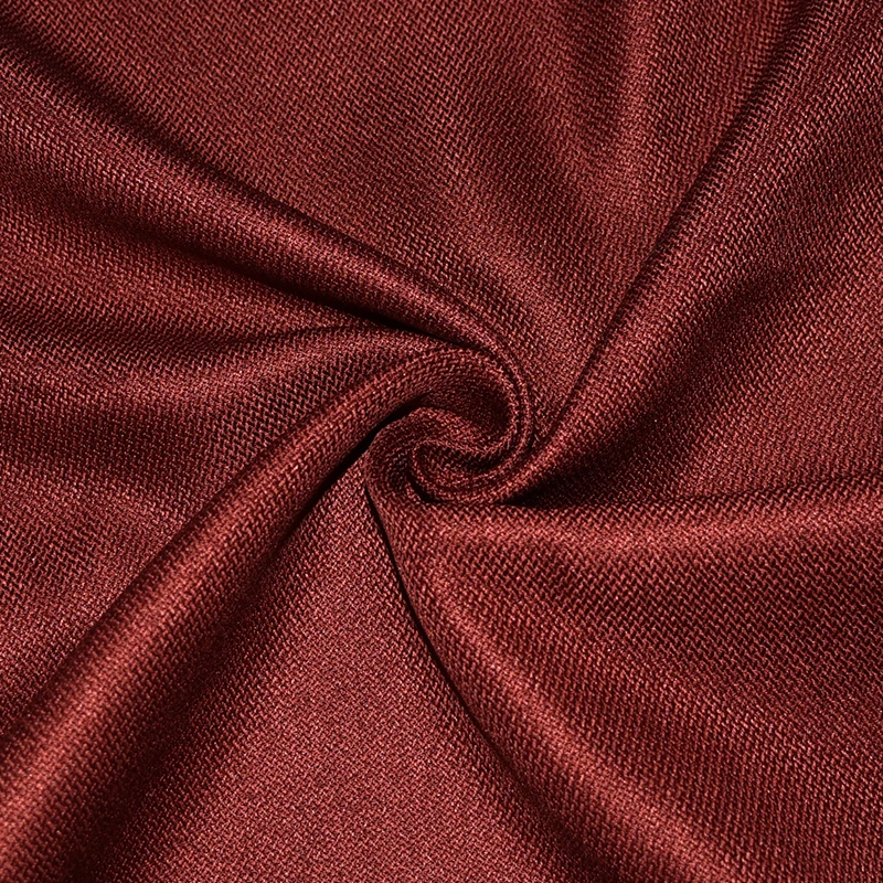 Home Textile  Dimout Cotton Touch 100% Polyester FR textile Curtain Flame Retardant Fabric For Living Room