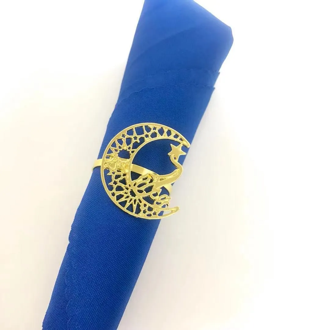 Explosive Middle Eastern festival Lent Moon napkin ring Star napkin buckle napkin ring