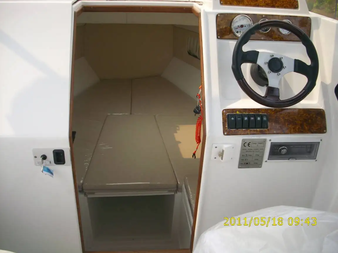 Rilaxy 6.2m Luxury FRG Cabin Yacht Boat QD20.5 Cabin Cruiser Sport Boat
