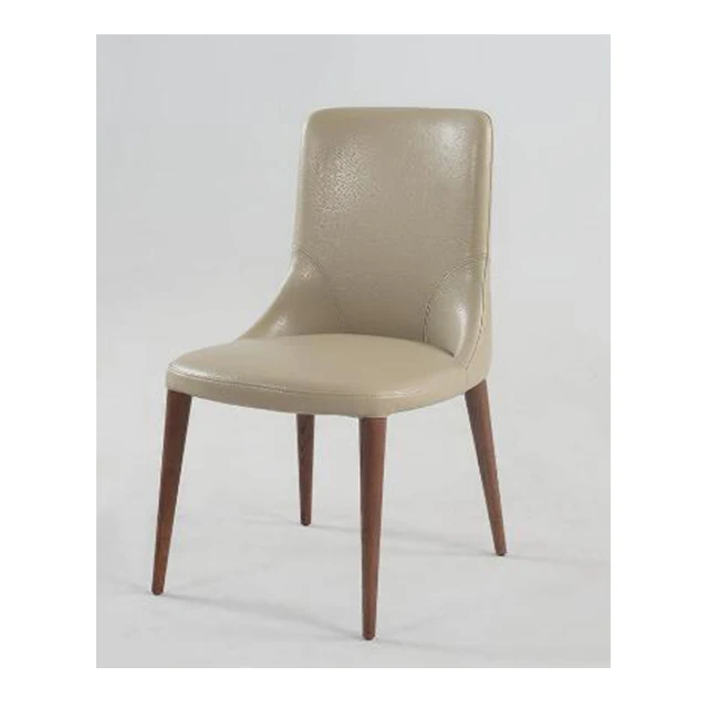 Cafe Furniture Grey Velvet Color Hotel Lobby Solid Wood Dining Room Chairs DC-575