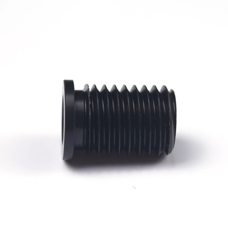 CNC machining processing Engineering plastic nylon bushing with self-lubricating  oil-free lining flange turned shaft bushing