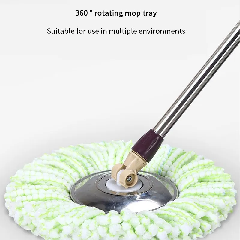 Custom household High Quality Floor Cleaning Spin Stainless Mop best microfiber 360 Rotating Easy Magic Mop with Bucket