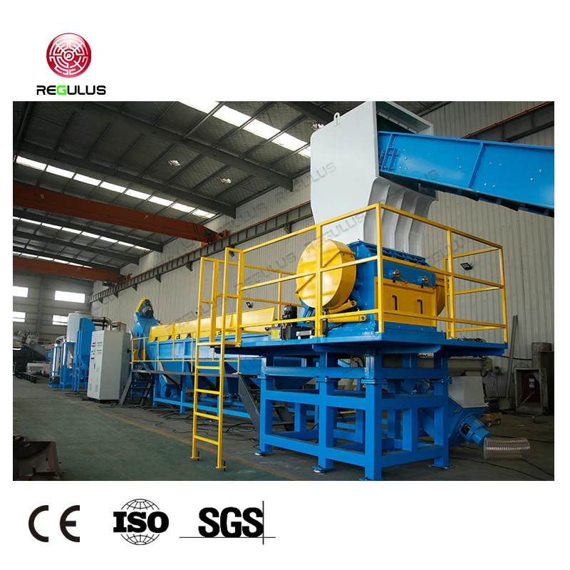 Plastic PP Scraps Washing Line Plastic Milk Bottles Pallets Crushing Floating Washing Recycle Drying Line