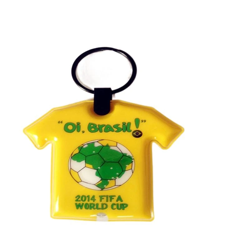 OEM Customized Services Helmet Keychains Mini Squeeze Ring Led Reflective Key Chain Reflection Keychain Light