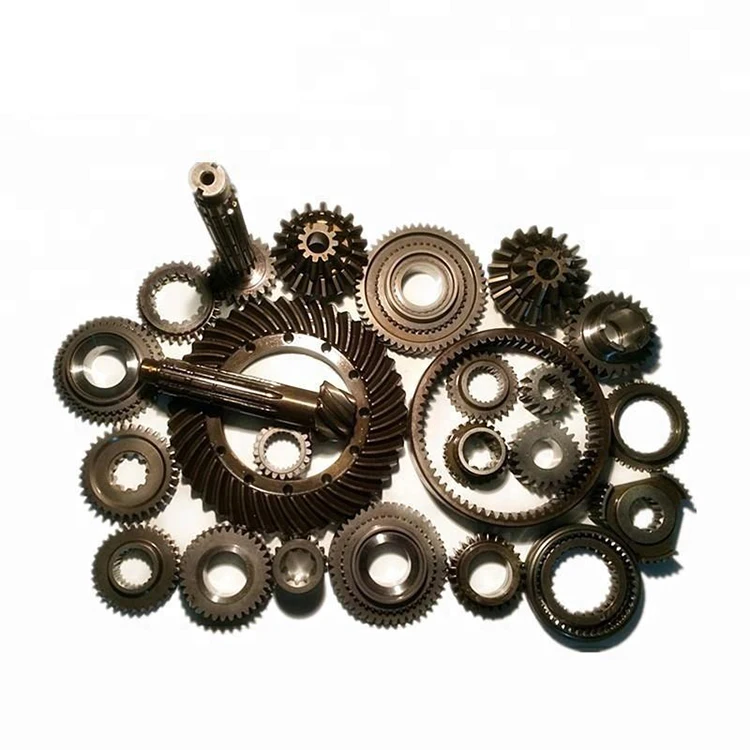 Customized Heat Treatment Grade 7 Smooth Surface Forging Steel Metal Spur Gears For Sale