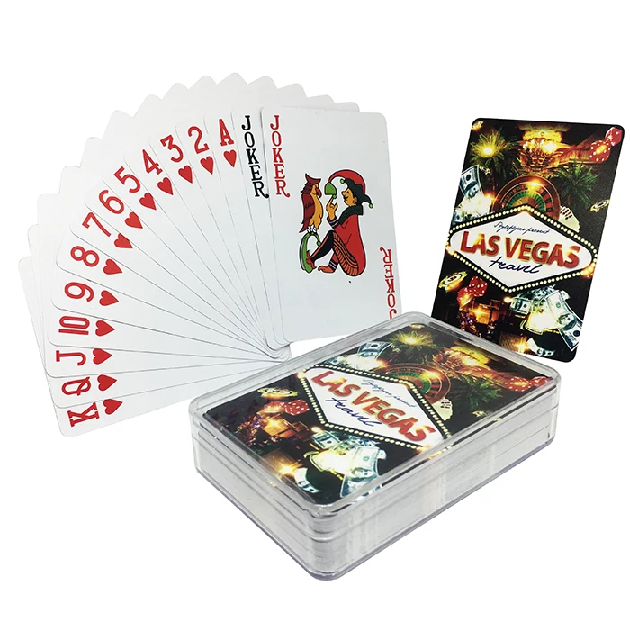 GS-18163 Custom White Poker Cards PVC Playing Cards